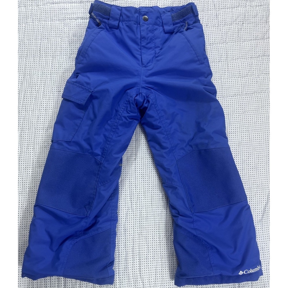 Columbia Kids Ski Pants XS 6 / 7 Years Bugaboo 2 Omni-Tech Insulated Blue EUC